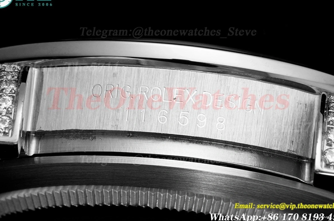 SS Black SS ZF Dia Rainbow SH4130 116599 Daytona 40mm 0206